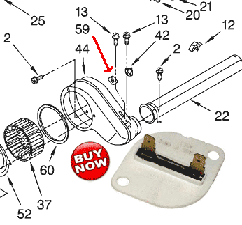 Thermal Fuse part 3390719